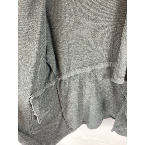 Caslon Open Front Draped Cardigan Sweater Dark Grey Size small - Picture 4 of 6